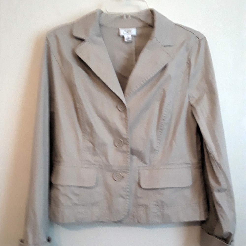 LOFT Beige Tailored Blazer